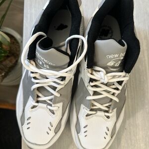 New Balance White and Gray Athletic Shoes